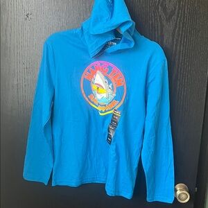 KIDS 🧒 Hang Ten Kids Bright Blue Shark Hoodie